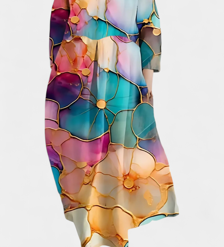 Isalinde | Comfortable V-neck Dress