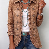 Conception | Vintage Floral Ruffled Jacket