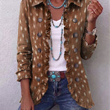 Nicolasa | Animal Print Jacket with Ruffles