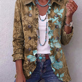Salud | Ruffled Floral Layering Jacket