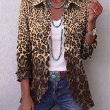 Nazareth | Leopard Print Jacket with Ruffles