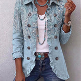 Remedies | Vintage Cashmere Jacket with Ruffles