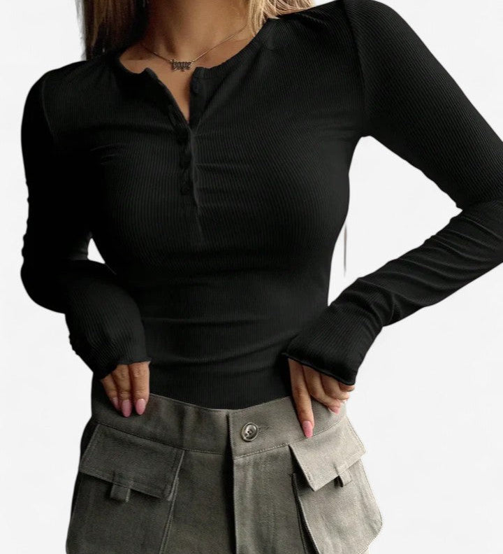 Klarina | Comfortable Long Sleeve Top