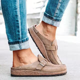 Heidi | Buckled Comfort Mules