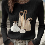Women's Christmas Jesus Nativity Tops