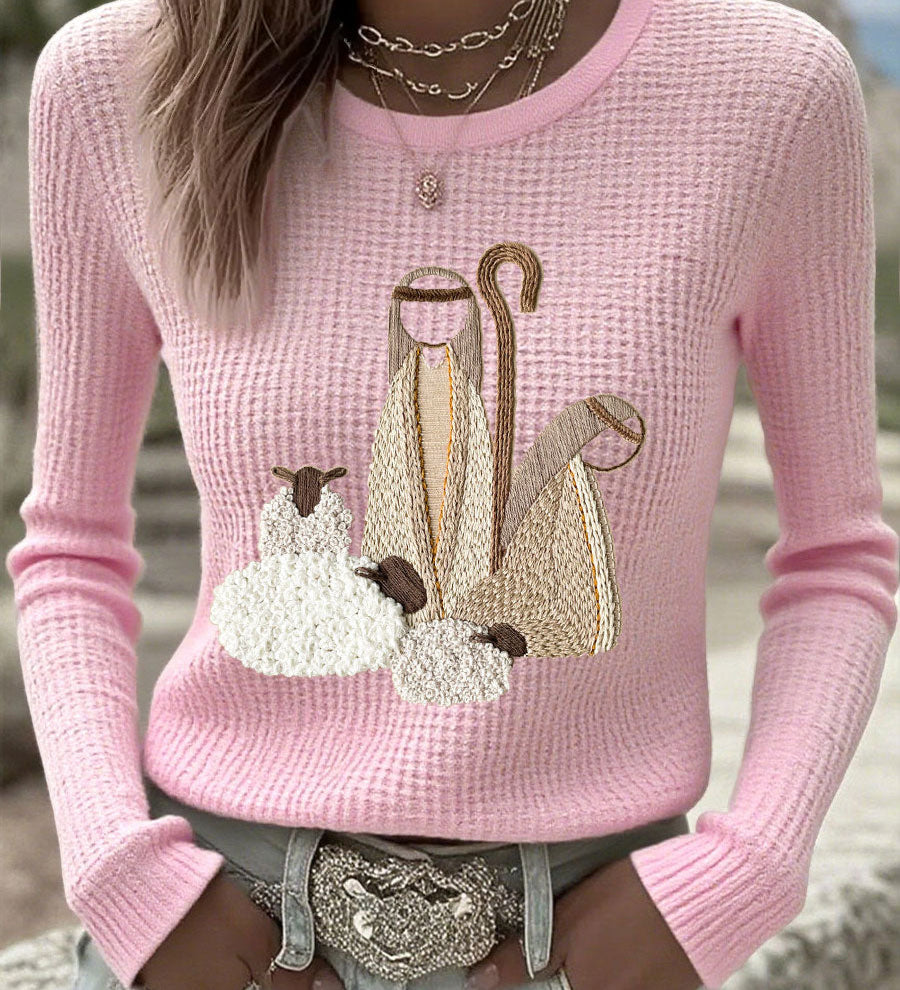 Women's Christmas Jesus Nativity Tops
