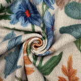 Tabitha - Floral Zip Cardigan in the Botanical Garden