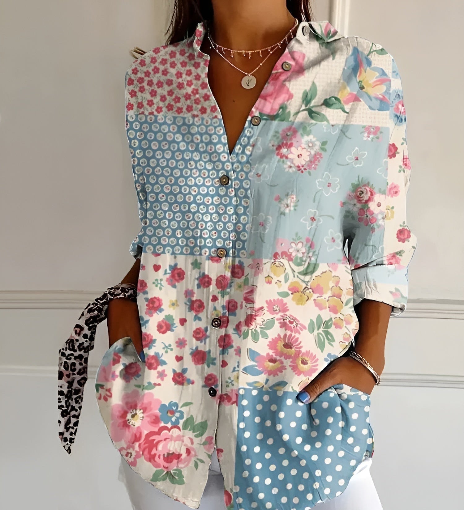 Maia | Floral Summer Blouse