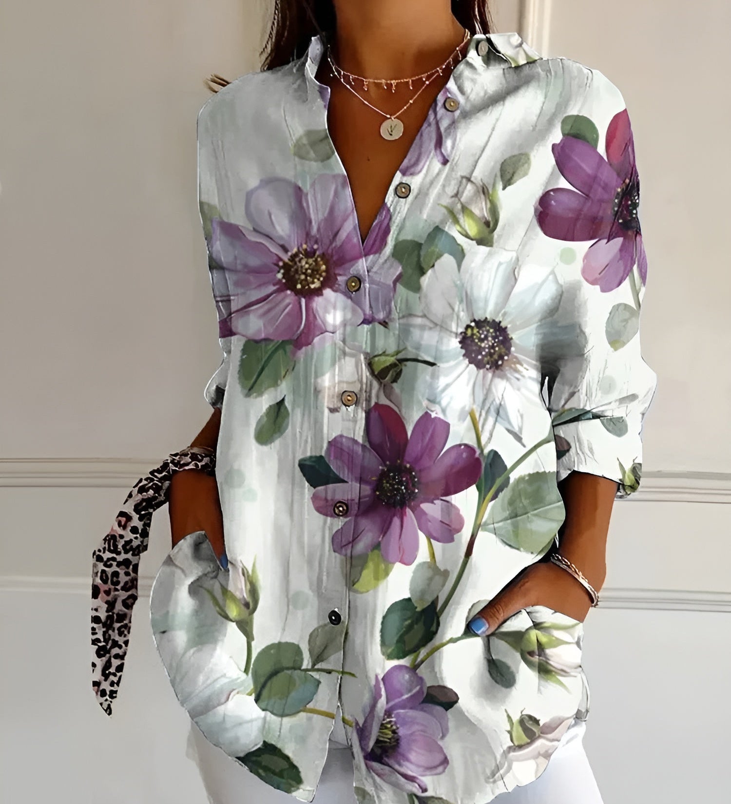 Maia | Floral Summer Blouse