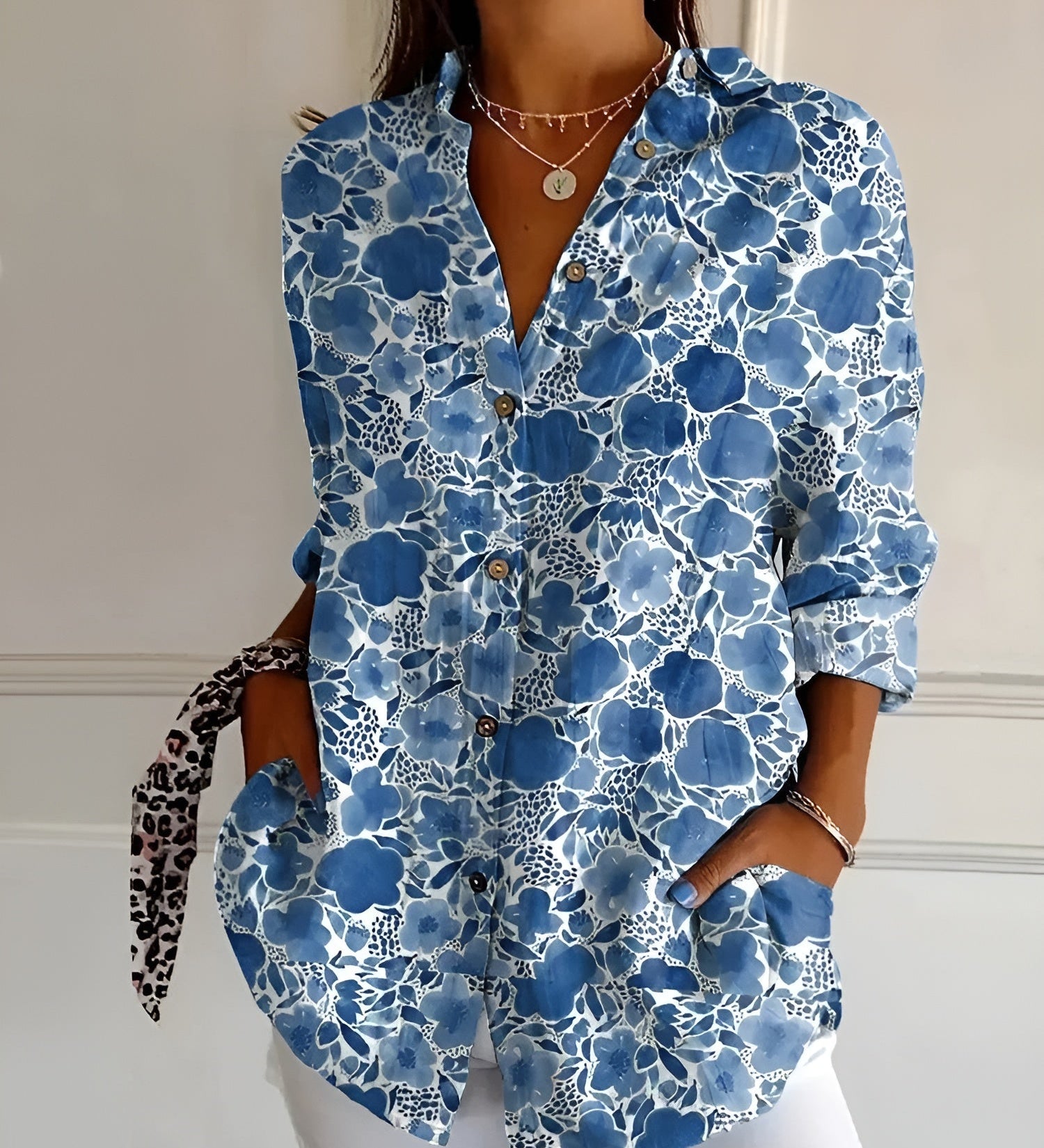 Maia | Floral Summer Blouse