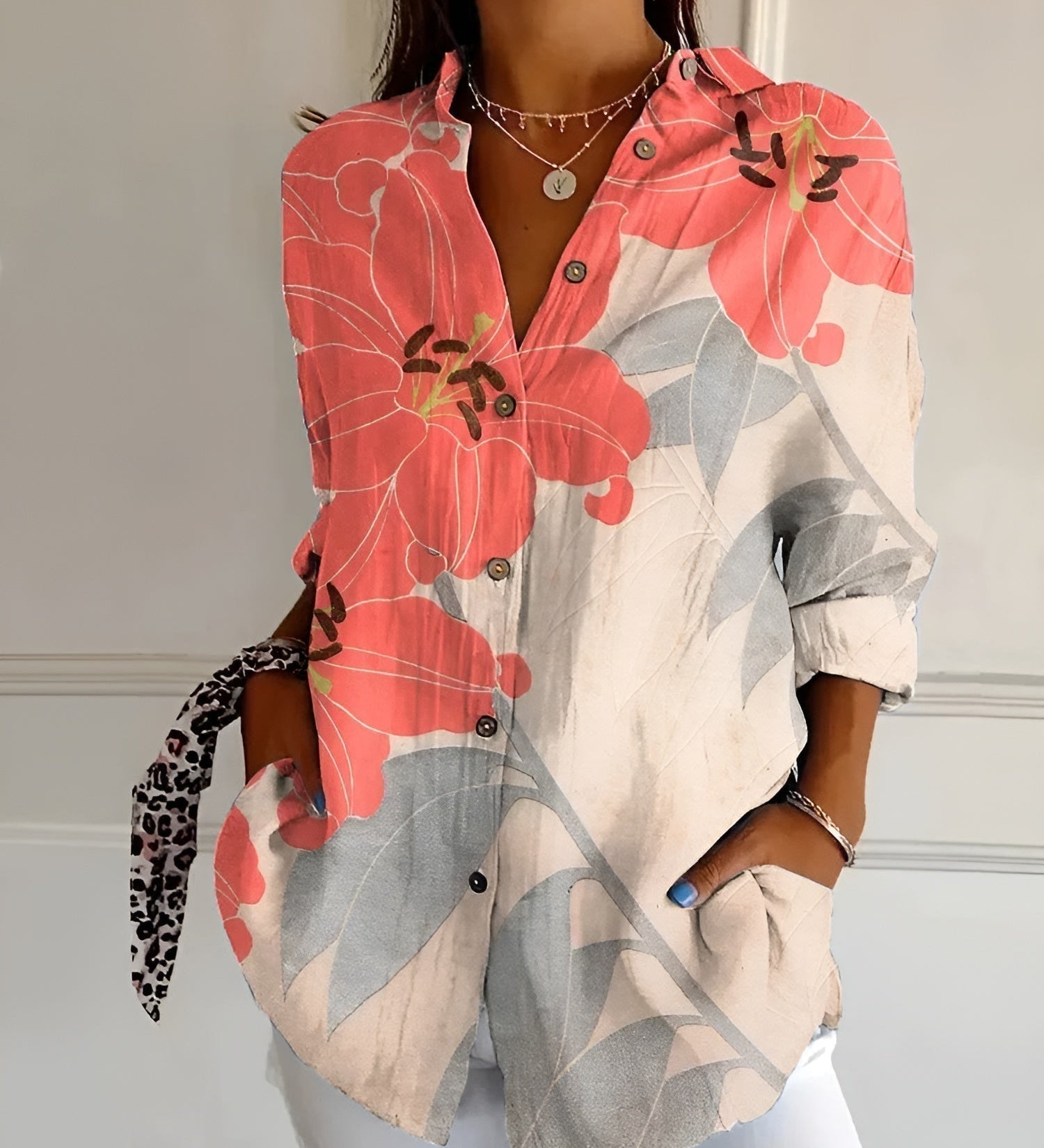 Maia | Floral Summer Blouse