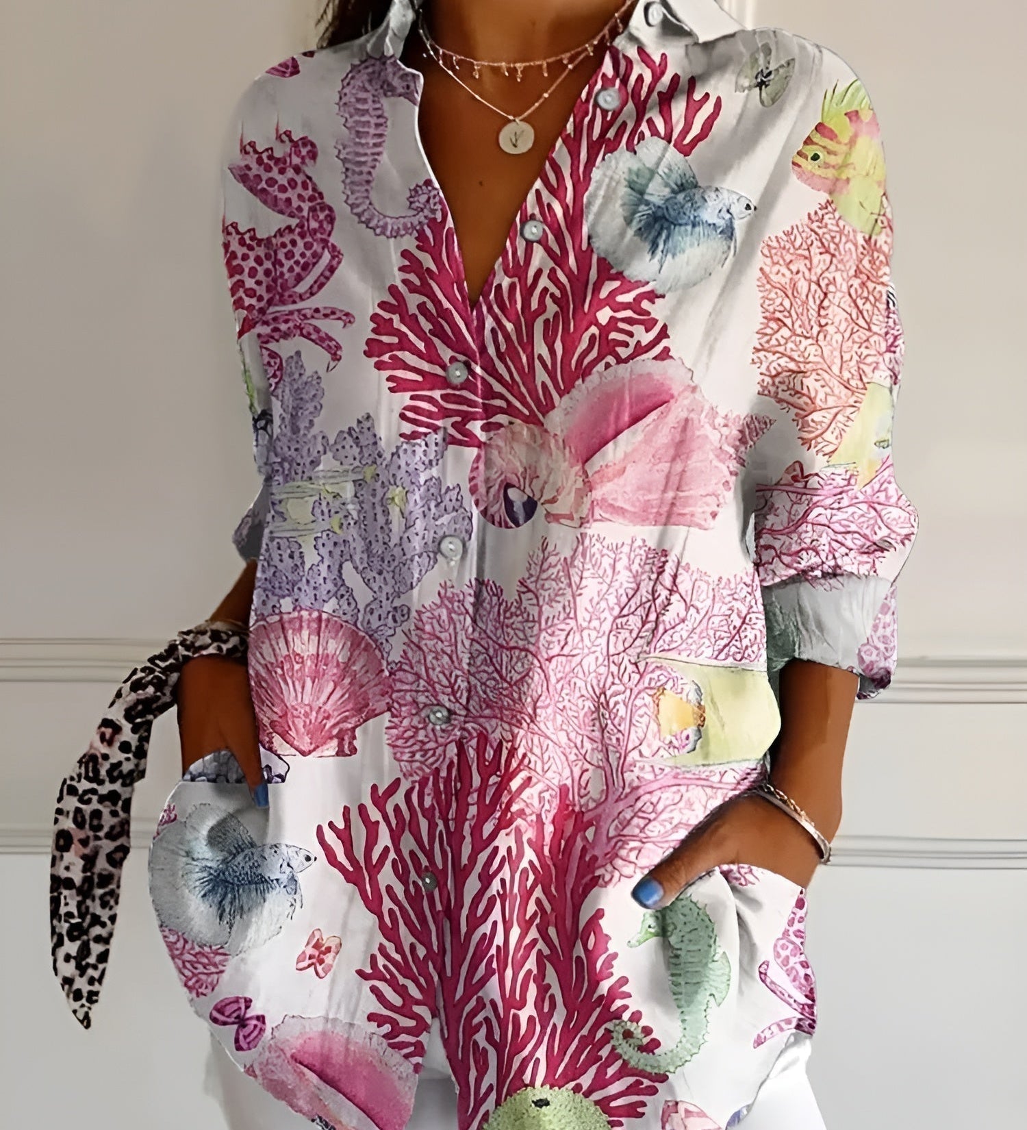 Maia | Floral Summer Blouse